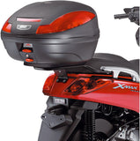 Monolock Black Top Case - 30 Lt Technopolymer - Givi Compatible With Yamaha X-Max 125 - 250 (2005-2009)