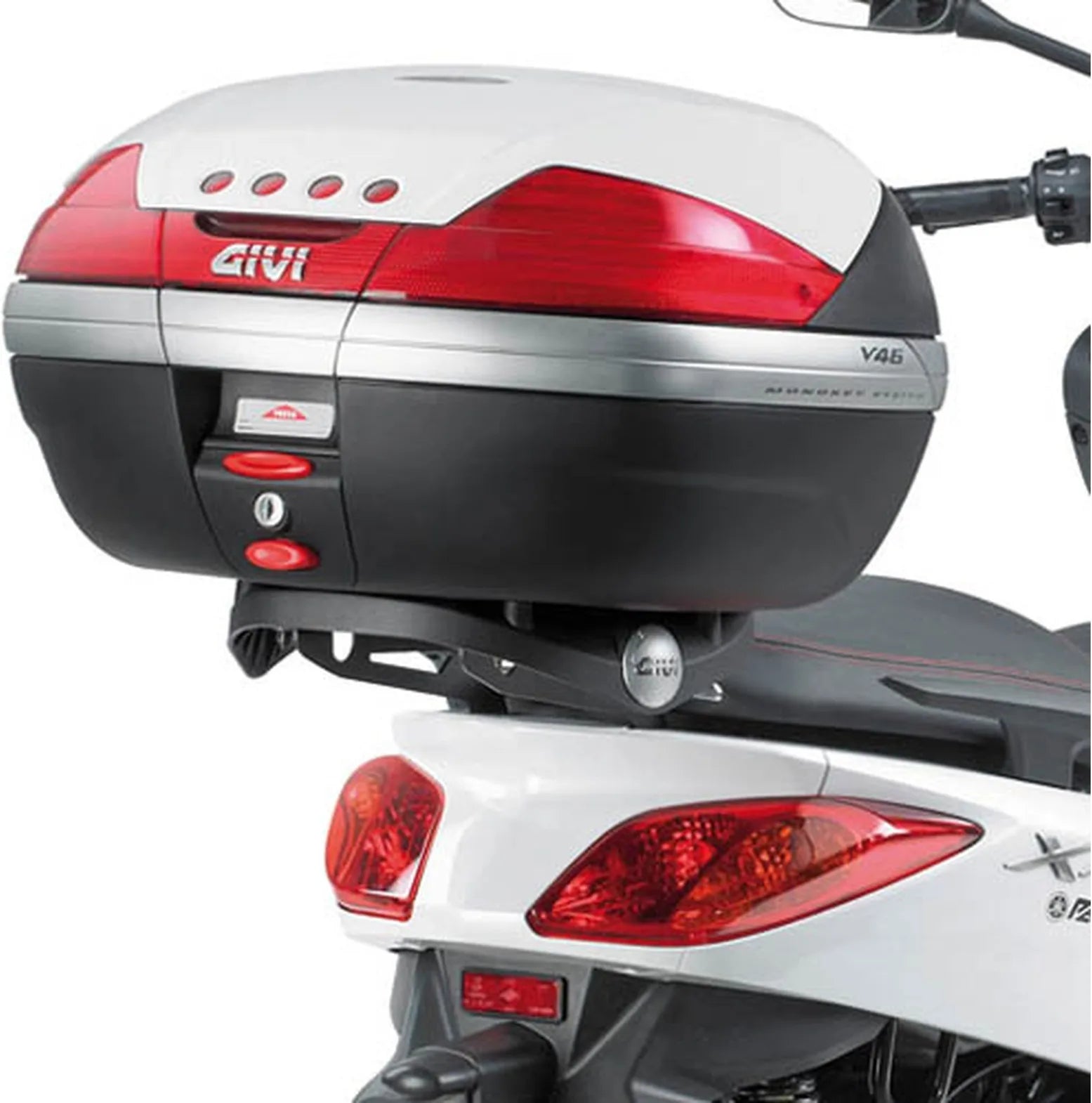 Monokey Black Top Bag - 40 Lt Nylon - Givi Compatible With Mbk Skycruiser 125 (2010-2012)
