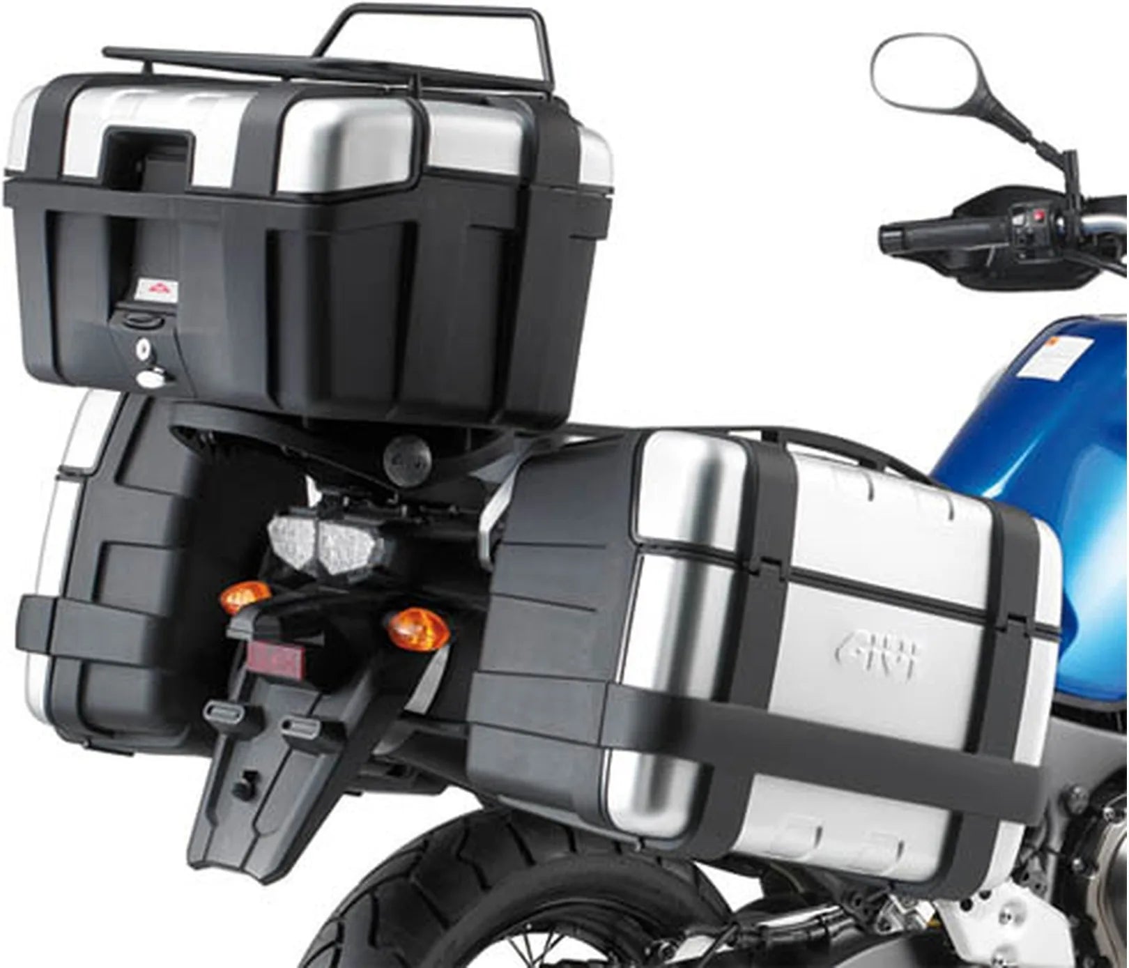 Monokey Black Top Case - 33 Lt Nylon - Givi Compatible With Yamaha Xt 1200 Z Super Ténéré (2010-2020)