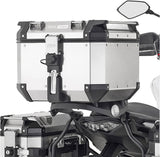 Monokey Trekker Dolomiti Black Aluminium Top Case - 46 Lt Trekker Dolomiti Aluminium - Givi Compatible With Kawasaki Versys 650 (2015-2021)