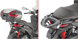 Monokey Trekker Aluminium Top Case - 52 Lt Trekker Aluminium - Givi Compatible With Piaggio Mp3 125 - 300 Yourban (2011-2018)