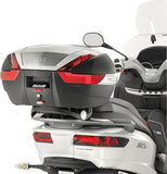 Monokey Trekker Lite Gray Top Case - 35 Lt Trekker Lite Technopolymer - Givi Compatible With Piaggio Mp3 500 Ie Sport (2014-2017)