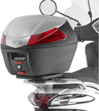 Monolock Blade Black Tech Top Case - 37 Lt Blade Technopolymer - Givi Compatible With Piaggio Liberty 50 - 125 - 150 (2009-2015)