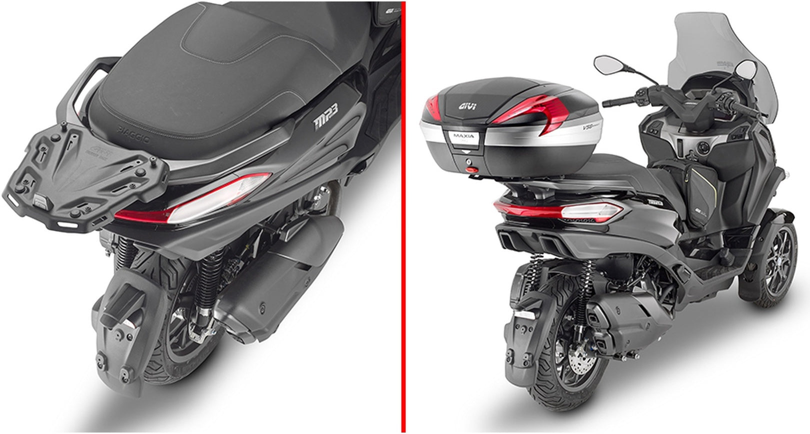 Monokey Trekker Outback Evo Smart Aluminium Top Case - 42 Lt Trekker Outback Evo Smart Aluminium - Givi Compatible With Piaggio Mp3 530 Exclusive Hpe (2022-2024)