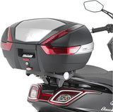 Monokey Trekker Aluminium Top Case - 46 Lt Trekker Aluminium - Givi Compatible With Kymco Downtown 125 I Tcs Abs (2015-2024)