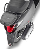 Monolock Vision Black Top Case - 34 Lt Vision Technopolymer - Givi Compatible With Kymco Like 50 - 125 - 150 (2017-2024)