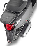 Monolock Riviera Black Tech Top Case - 46 Lt Riviera Technopolymer - Givi Compatible With Kymco Like 50 - 125 - 150 (2017-2024)