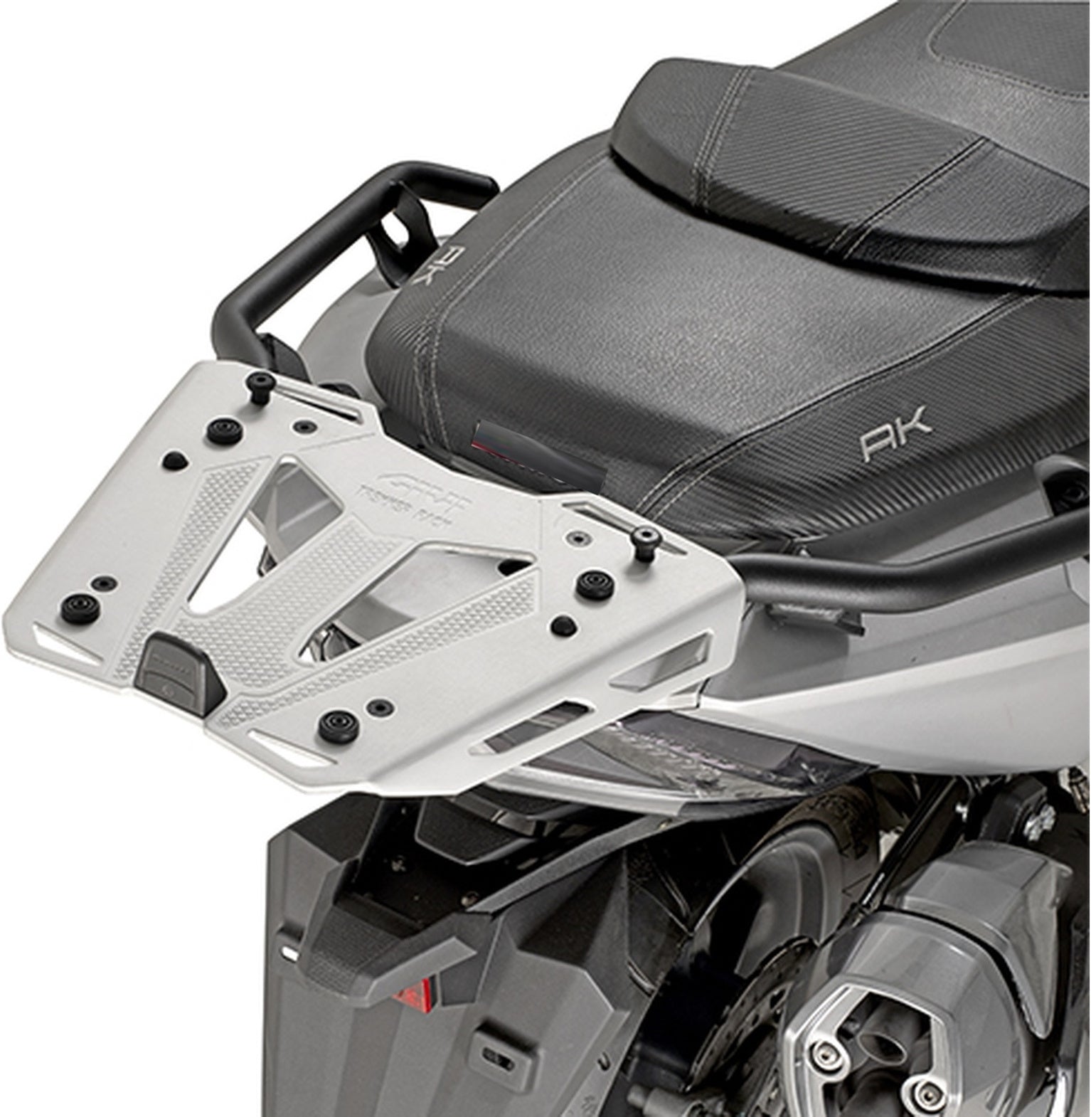 Monokey Trekker Alaska Aluminium Top Case - 56 Lt Trekker Alaska Aluminium - Givi Compatible With Kymco Ak 550 Ets (2017-2024)