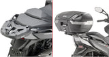 Monolock Black Tech Top Case - 30 Lt C30Nt Technopolymer - Givi Compatible With Kymco Xciting 400 Vs (2024-2025)