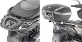 Monokey Trekker Black Aluminium Top Case - 52 Lt Trekker Aluminium - Givi Compatible With Kymco Dtx 360 125 - 300 - 350 (2021-2024)