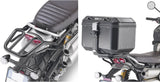 Monokey Trekker Aluminium Top Case - 46 Lt Trekker Aluminium - Givi Compatible With Triumph Scrambler 1200 (2019-2024)