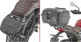 Monolock Vision Black Top Case - 34 Lt Vision Technopolymer - Givi Compatible With Triumph Speed 400 (2024)