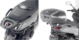 Monolock Simply Iv Black Tech Top Case - 45 Lt Simply Iv Technopolymer - Givi Compatible With Sym Max Sym 400 (2021-2024)