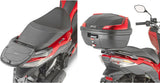 Monolock Black Top Case - 30 Lt C30N Technopolymer - Givi Compatible With Sym Jet X 125 (2021-2024)