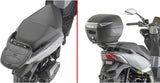 Monolock Riviera Triple Black Top Case - 46 Lt Riviera Technopolymer - Givi Compatible With Sym Jet 14 Evo 125 - 200 (2024)