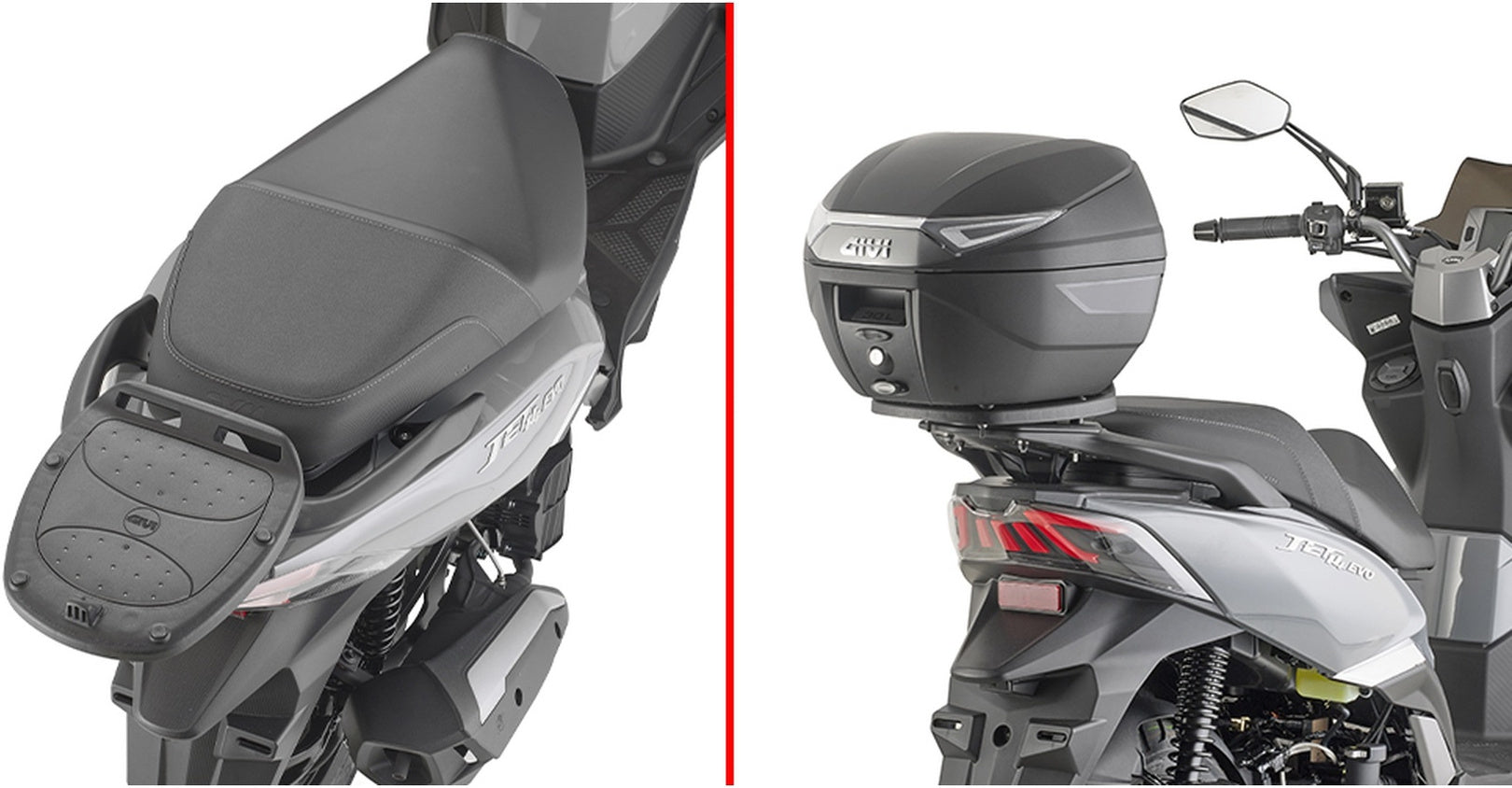 Monolock Blade Black Tech Top Case - 37 Lt Blade Technopolymer - Givi Compatible With Sym Jet 14 Evo 125 - 200 (2024)
