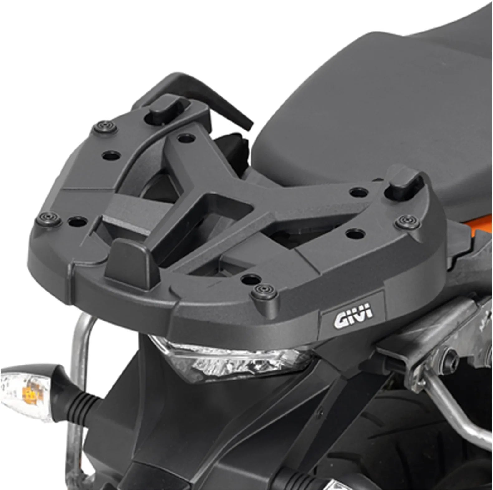 Monokey Carbon Look Top Case - 47 Lt Technopolymer - Givi Compatible With Ktm 1290 Super Adventure (2015-2016)