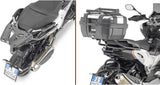 Monolock Black Tech Top Case - 30 Lt Technopolymer - Givi Compatible With Peugeot Xp 400 Allure (2023)