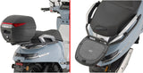 Monokey Trekker Outback Evo Smart Anodized Aluminium Top Case - 58 Lt Trekker Outback Evo Smart Anodized Aluminium - Givi Compatible With Peugeot Django Evo 125 (2025)