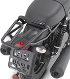 Monokey Black Top Case - 33 Lt Nylon - Givi Compatible With Moto Guzzi V7 Iii Stone - Special (2017-2020)