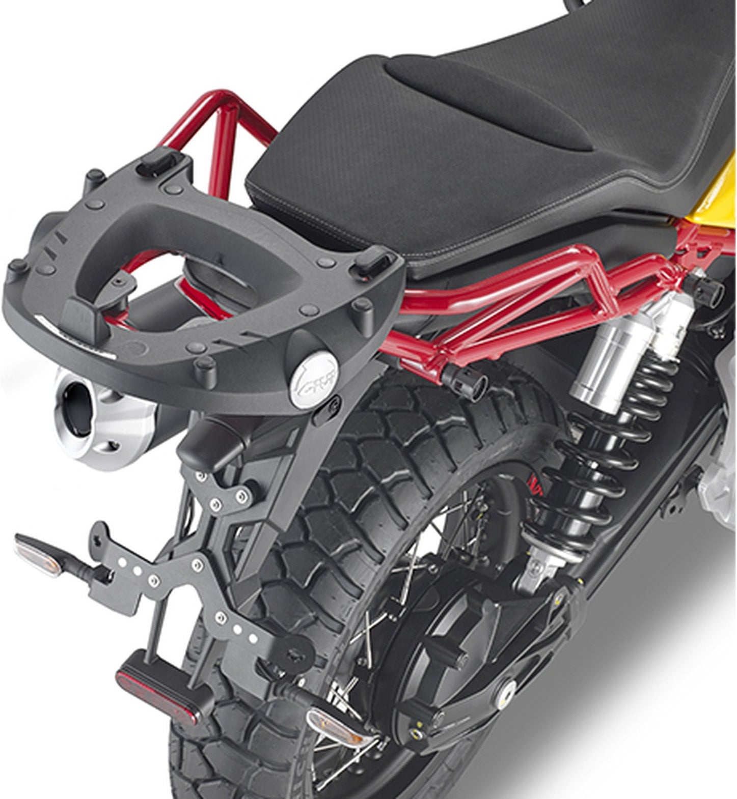 Monolock Black Top Case - 30 Lt Technopolymer - Givi Compatible With Moto Guzzi V85 Tt (2019-2023)