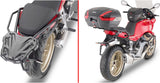 Monolock Black Tech Top Case - 29 Lt Technopolymer - Givi Compatible With Moto Guzzi V 100 Mandello 1000 (2022-2024)