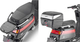 Monolock Vision Black Tech Top Case - 34 Lt Vision Technopolymer - Givi Compatible With Niu Nqi (2019-2024)