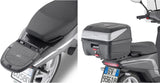 Monolock Vision Black Tech Top Case - 34 Lt Vision Technopolymer - Givi Compatible With Askoll Ngs3 (2020-2024)