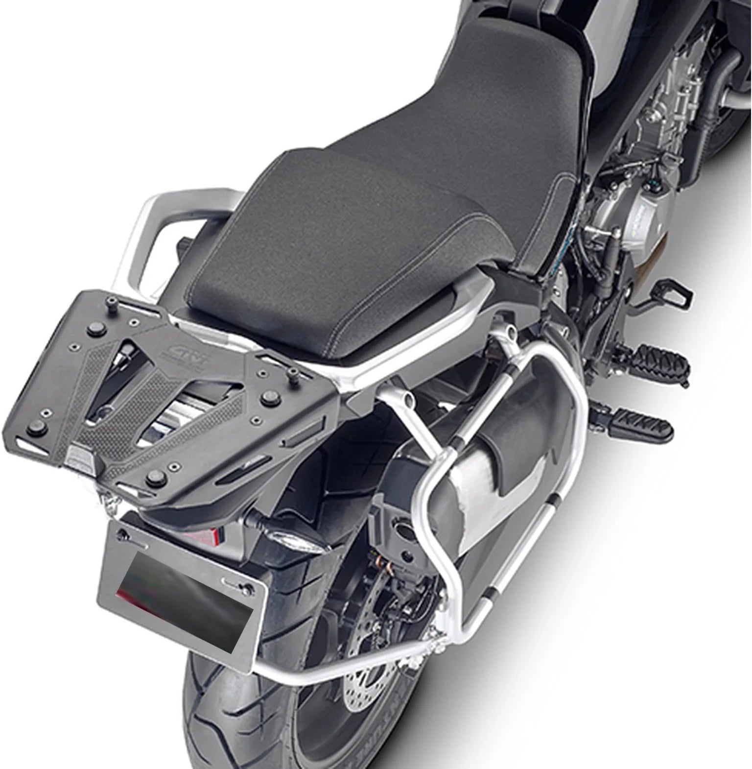 Monokey Trekker Aluminium Top Case - 46 Lt Trekker Aluminium - Givi Compatible With Cfmoto 800 Mt (2022-2024)