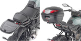 Monolock Black Tech Top Case - 30 Lt Technopolymer - Givi Compatible With Voge Trofeo 300 Ac (2020-2024)
