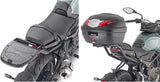 Monolock Vision Black Tech Top Case - 34 Lt Vision Technopolymer - Givi Compatible With Voge Trofeo 300 Ac (2020-2024)