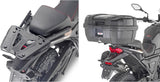 Monokey Trekker Alaska Black Aluminium Top Case - 56 Lt For Original Rack Trekker Alaska Aluminium - Givi Compatible With Voge Valico 650 Ds (2021-2024)