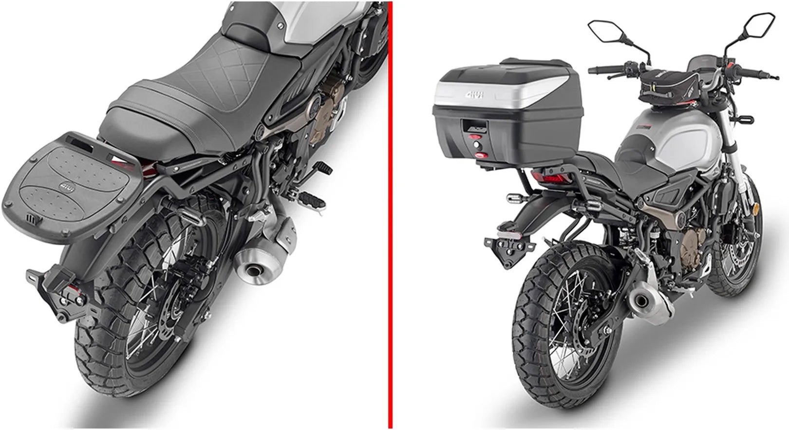 Monolock Blade Black Tech Top Case - 37 Lt Blade Technopolymer - Givi Compatible With Voge Trofeo 300 Ac Scrambler (2022-2024)
