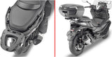 Monokey Black Top Bag - 40 Lt Nylon - Givi Compatible With Voge Sr4 350 (2022-2024)