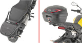 Monolock Black Tech Top Case - 30 Lt Technopolymer - Givi Compatible With Voge Trofeo 350 Ac (2023-2024)