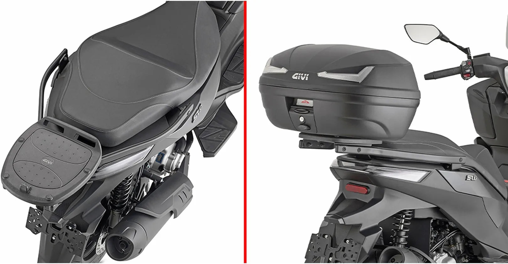 Monolock Black Tech Top Case - 30 Lt C30Nt Technopolymer - Givi Compatible With Voge Sr3 250 (2024)
