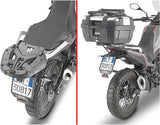 Monokey Trekker Lite Black Top Case - 35 Lt Trekker Lite Technopolymer - Givi Compatible With Moto Morini X-Cape 649 (2021-2024)
