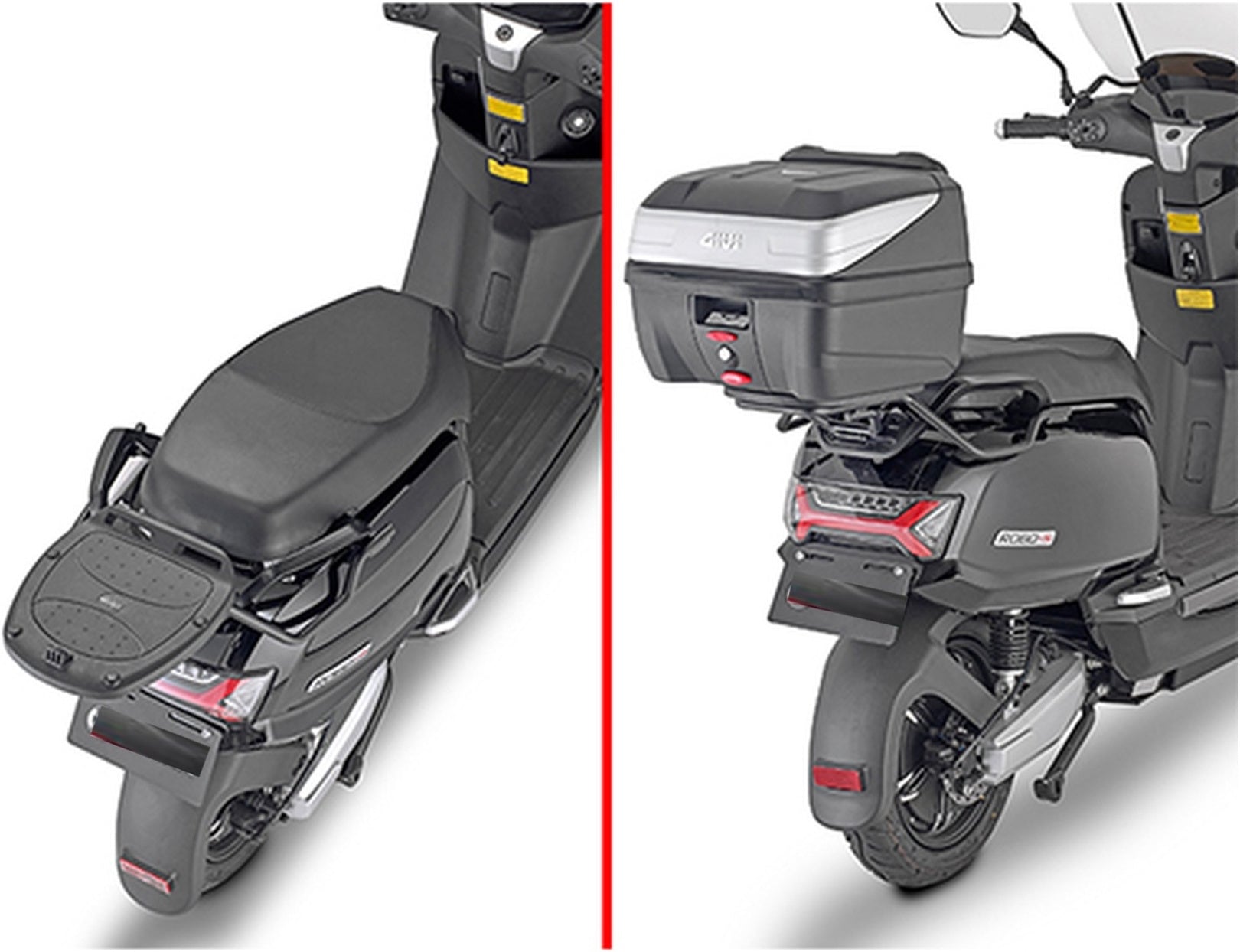 Monolock Black Top Case - 30 Lt C30N Technopolymer - Givi Compatible With Sunra Robo S (2021-2024)
