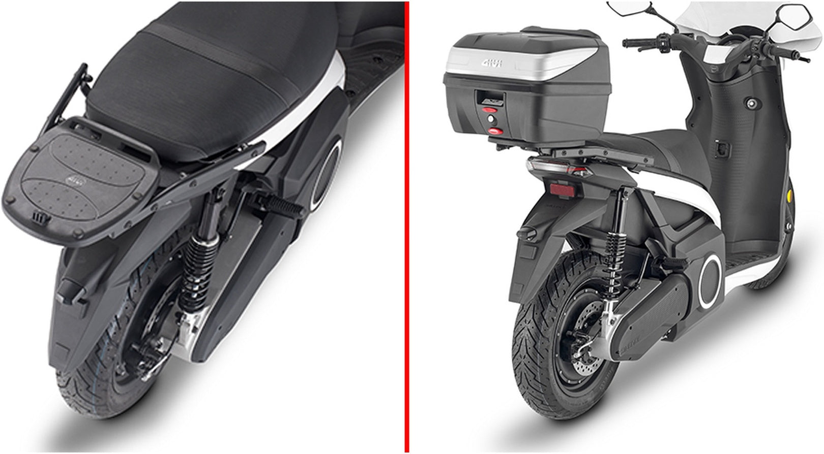 Monolock Blade Black Top Case - 37 Lt Blade Technopolymer - Givi Compatible With Seat Mo 125 (2022-2024)
