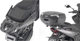 Monokey Black Top Case - 33 Lt Nylon - Givi Compatible With Wottan Storm S 300 (2022-2024)