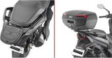 Monokey Carbon Look Top Case - 47 Lt Technopolymer - Givi Compatible With Qj Motor Fort 350 (2024)