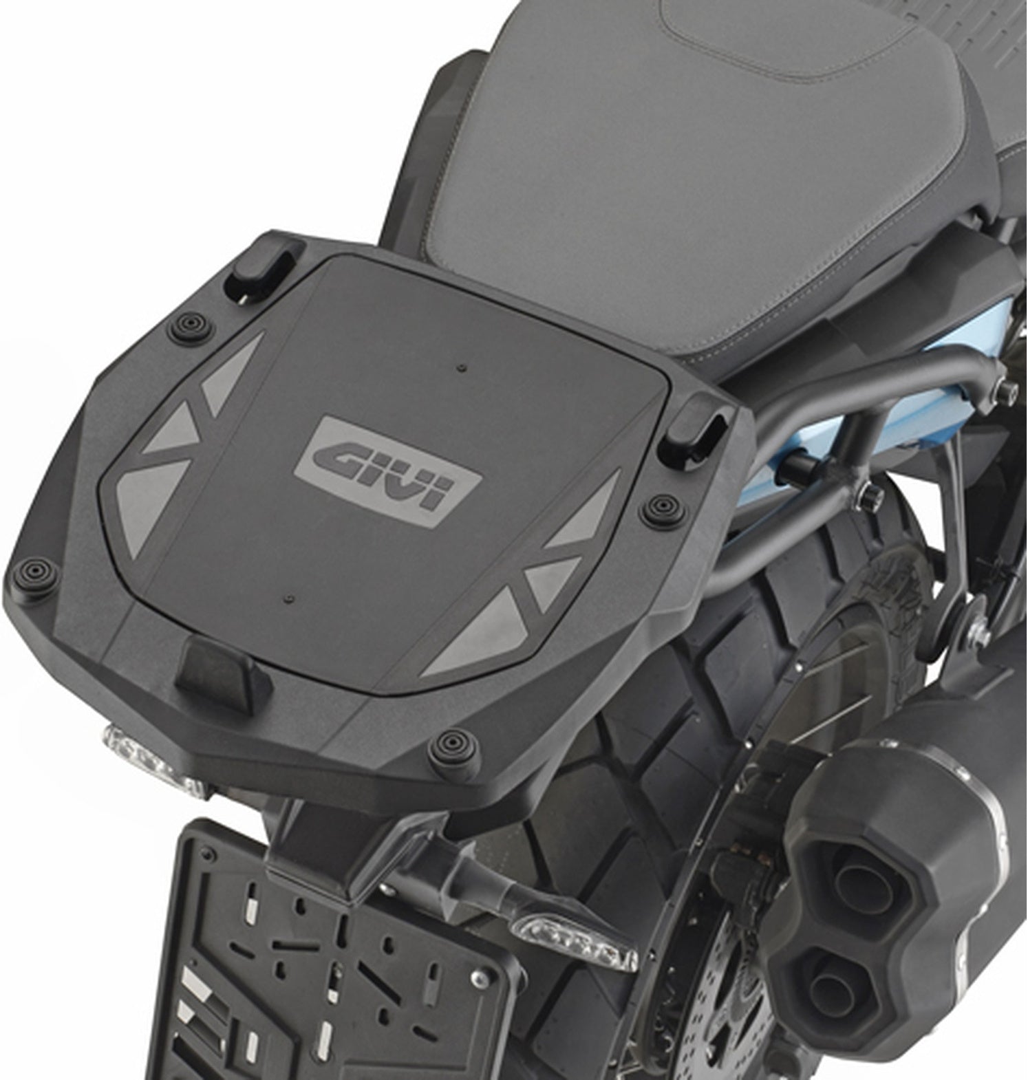 Monokey Trekker Outback Evo Smart Aluminium Top Case - 42 Lt Trekker Outback Evo Smart Aluminium - Givi Compatible With Qj Motor Srt 600 Sx (2024)