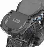 Monokey Trekker Outback Evo Smart Black Aluminium Top Case - 42 Lt Trekker Outback Evo Smart Aluminium - Givi Compatible With Qj Motor Srt 600 Sx (2024)