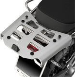 Monokey Trekker Black Aluminium Top Case - 52 Lt Trekker Aluminium - Givi Compatible With Bmw R 1200 Gs Adventure (2006-2013)