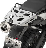 Monokey Trekker Alaska Black Aluminium Top Case - 44 Lt 6Kg Trekker Alaska Aluminium - Givi Compatible With Bmw F 700 Gs (2013-2017)