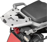 Monokey Trekker Dolomiti Black Aluminium Top Case - 30 Lt 6Kg Trekker Dolomiti Aluminium - Givi Compatible With Triumph Tiger 1200 Explorer (2012-2015)