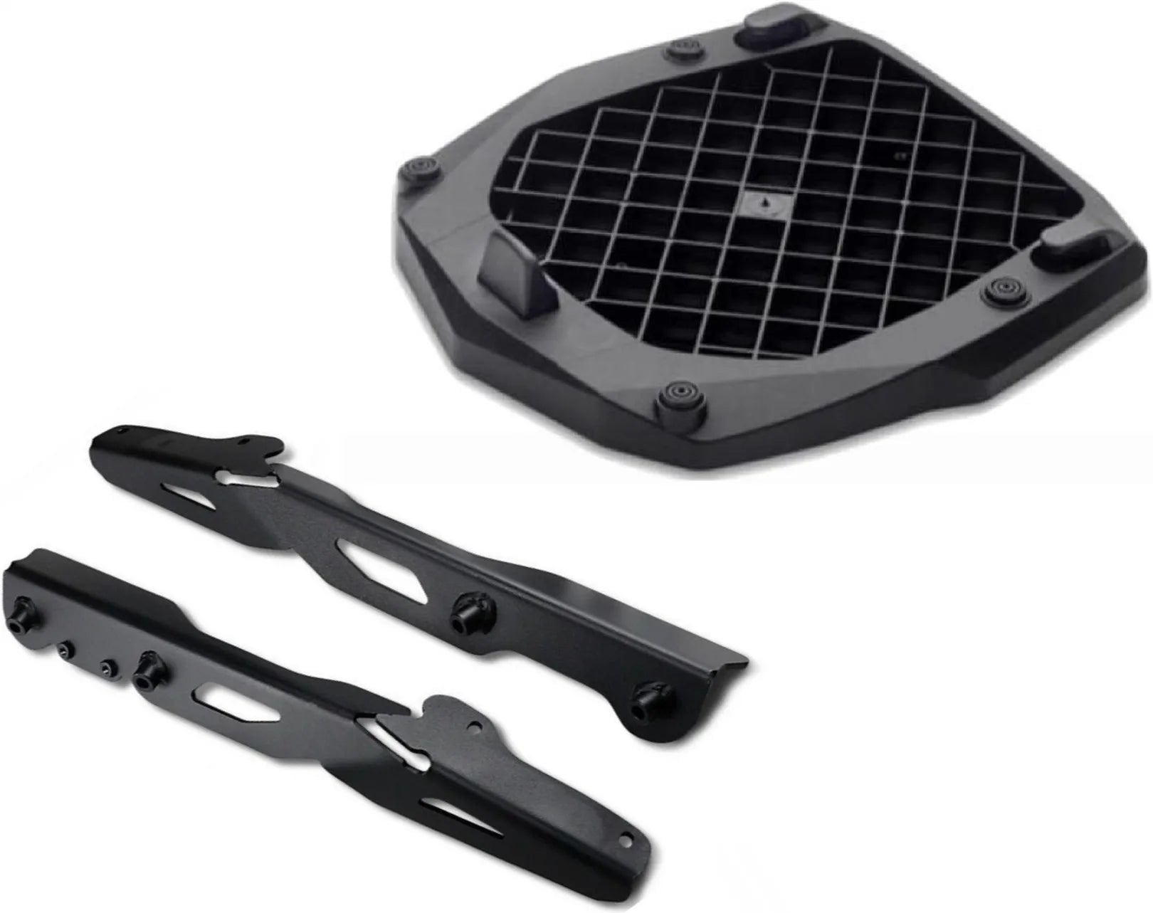 Monokey Trekker Black Side Cases - 92 Lt Trekker Aluminium - Givi Compatible With Ktm 790 Adventure (2019-2020)