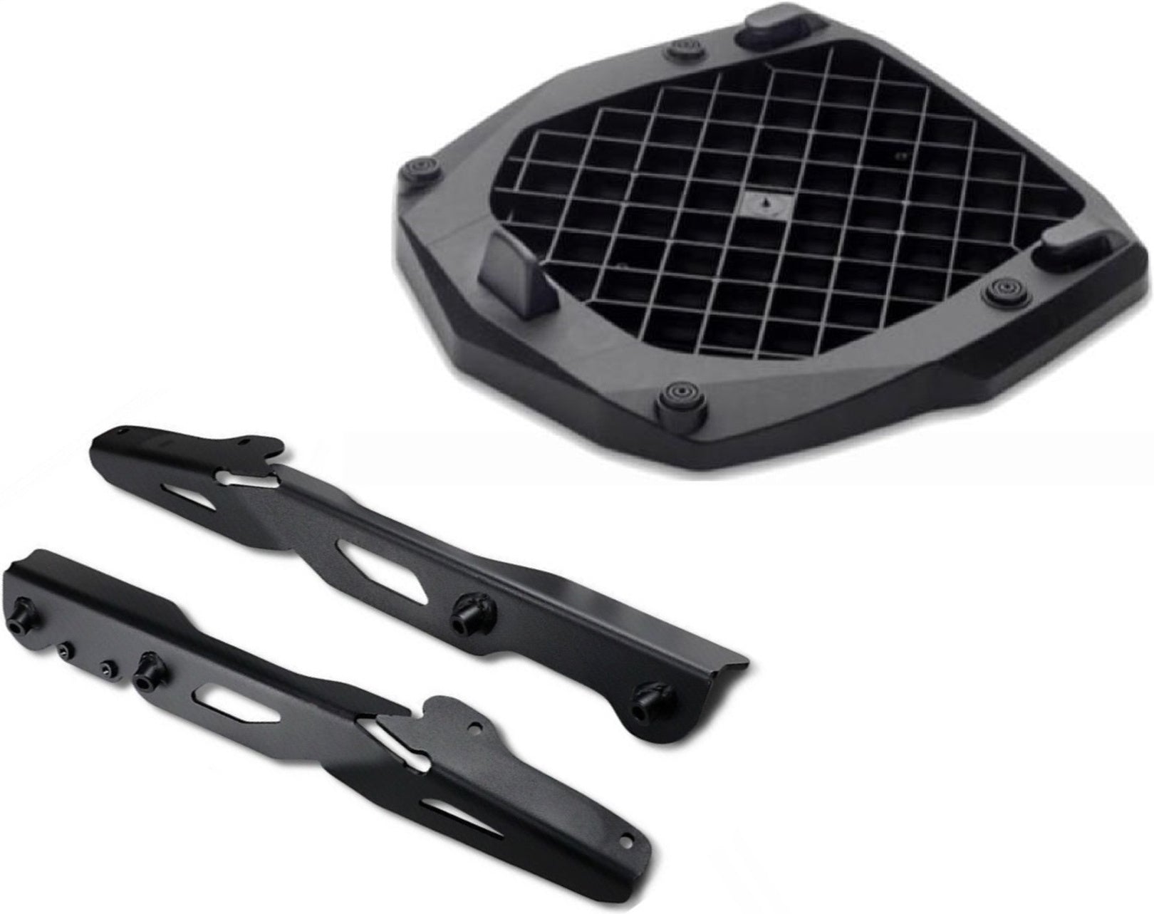 Monokey Trekker Aluminium Top Case - 52 Lt Trekker Aluminium - Givi Compatible With Moto Guzzi V7 850 Special (2021-2024)
