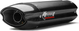 Exhaust Tip With Noise Certification Suono Steel Black Carbon - Mivv Compatible With Honda Cbr 600 Rr (2007-2012)