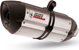 Exhaust Tip With Noise Certification Suono Stainless Steel Carbon - Mivv Compatible With Bmw R 1150 (2000-2006)
